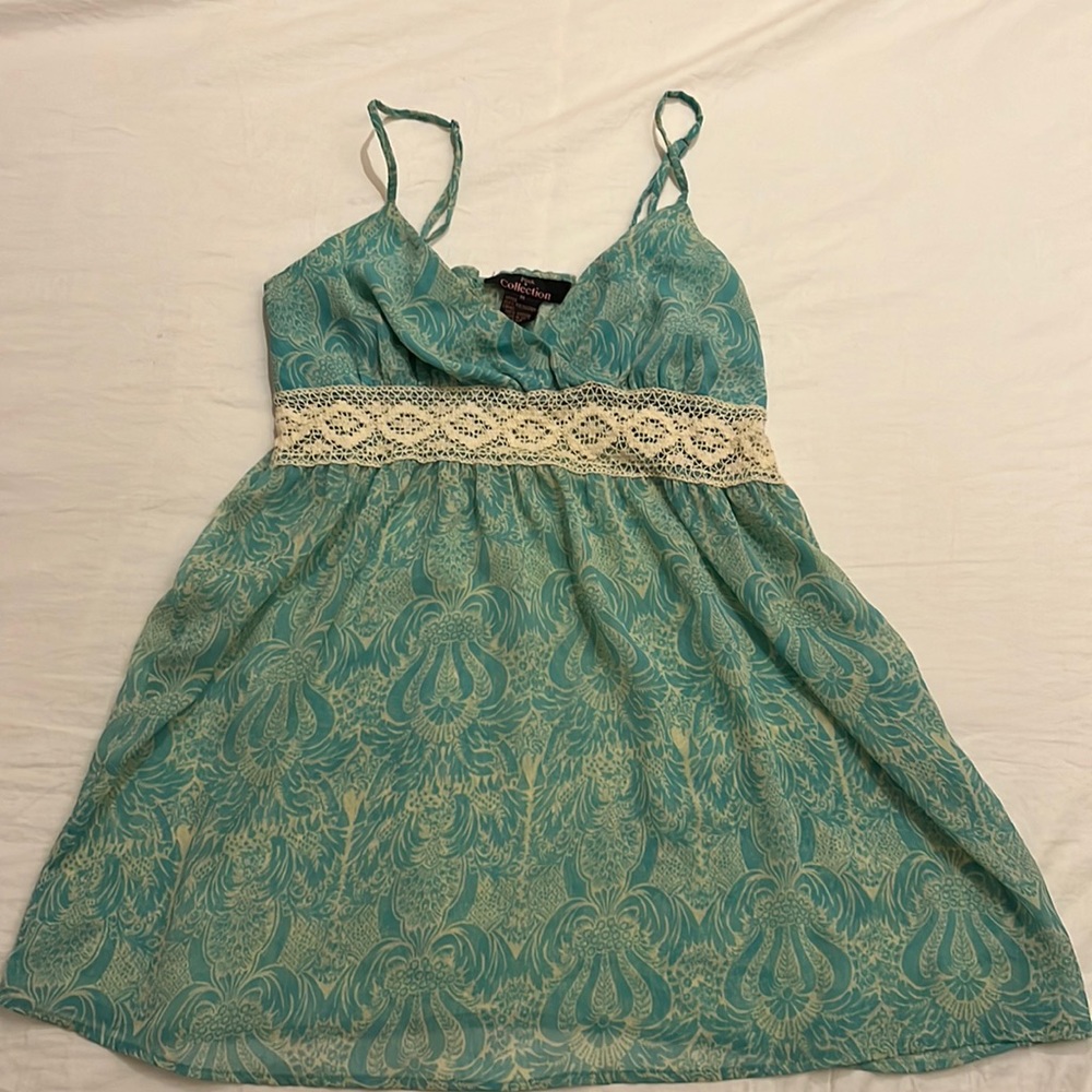 Sheer Boho flowy camisole Size M